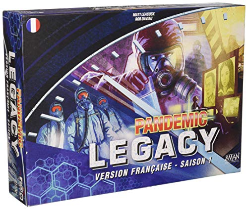 Z-Man Games | Pandemic : Legacy - Saison 1 - Boîte bleue | Jeu de société | À partir de 14 ans | 2 à 4 joueurs | 60 minutes