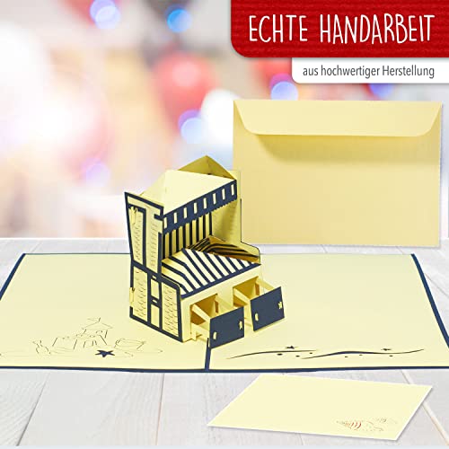 Lin Pop Up 3d copertura Buono carte da viaggio