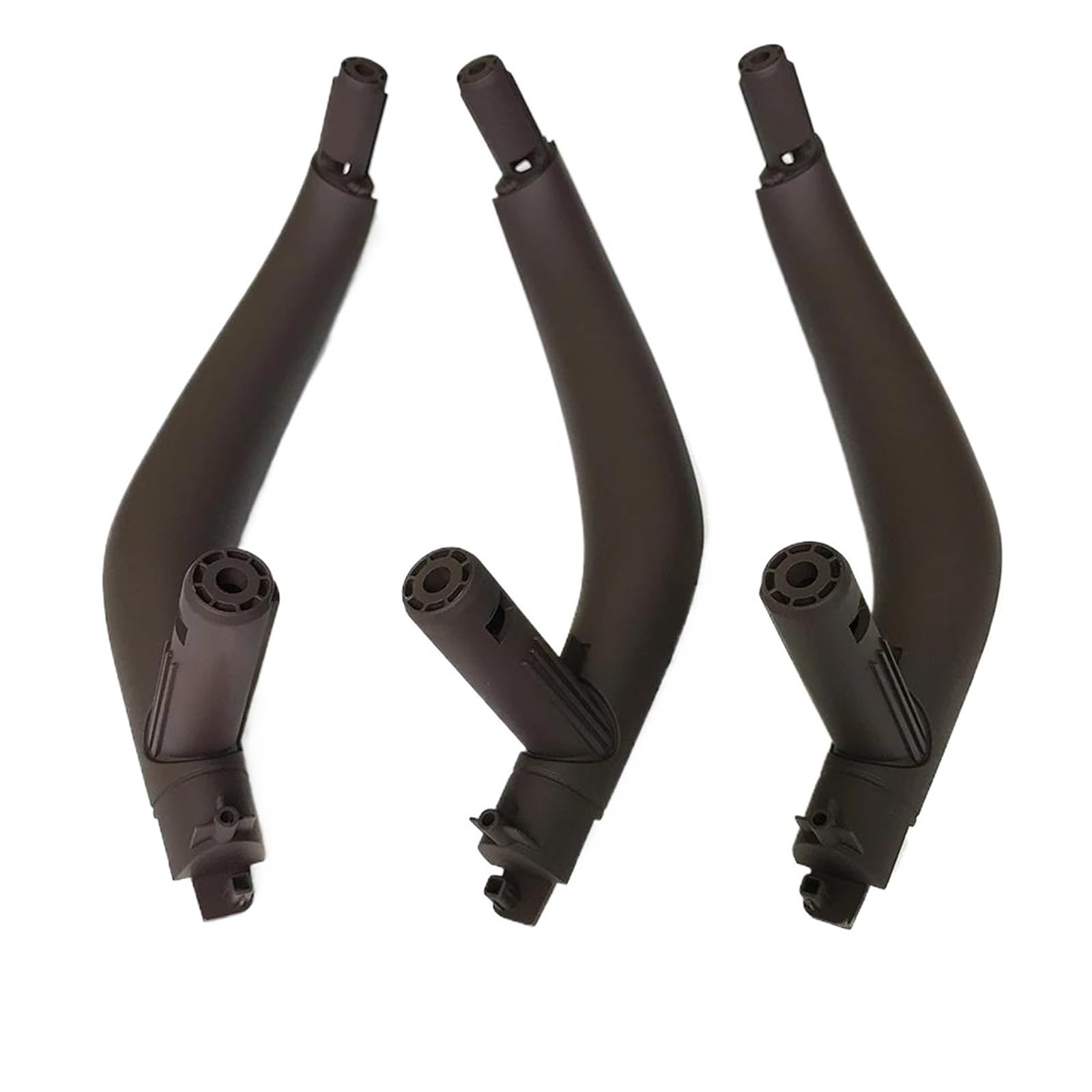 JYUTDW Car Inner Door Handle Pull Panel Trim for BMW for X5 X6 F15 F16 2014-2018 Car Interior Door Handle(LHD Moka)