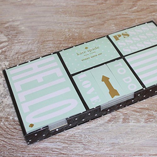 Sticky note set kate spade new york bloc notes adhésifs pour bureau