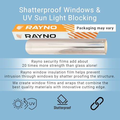 Rayno película de seguridad para ventanas 36" x 10' miniatura 3