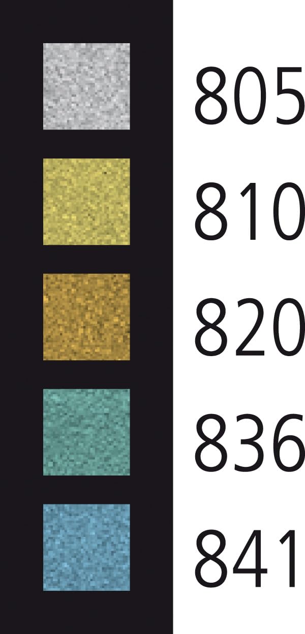 STABILO Premium-Filzstift Pen 68-50er Metalletui - mit 46 verschiedenen Farben - 6er Metalletui - 2x silber, je 1x gold, kupfer, metallic blau, metallic grün