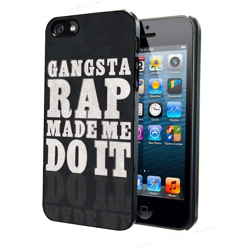 Gangsta Rap Made Me Do It iPhone 4 4s Back Case