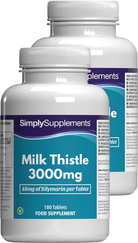 Cardo Mariano 3000mg | Integratore Erboristico ad Alta Potenza | Adatto a Vegani e Vegetariani | 360 Compresse = Scorta di 6 Mesi | Estratto Standardizzato di Silimarina per il Benessere Quotidiano