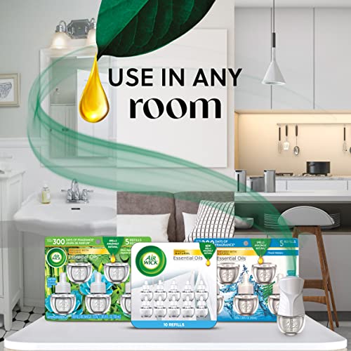 Air Wick Plug In Scented Oil Refill, 7 Ct, Fresh Linen, Air Freshener, Essential Oils #TOP4