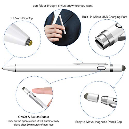 image for Stylus Pen for Touch Screens,KECOW Active Stylus Compatible with iOS/A