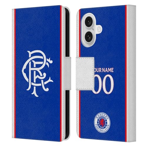 Rangers FC protection iPhone 16 personnalisable housse cuir rabat etui portefeuille