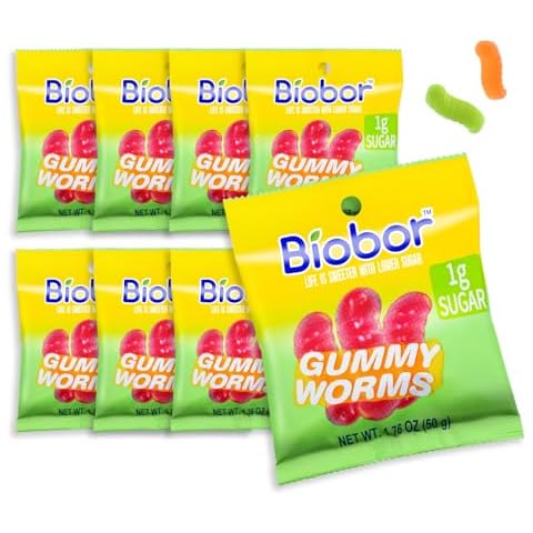 Biobor Low Sugar Gummy Worms Cover