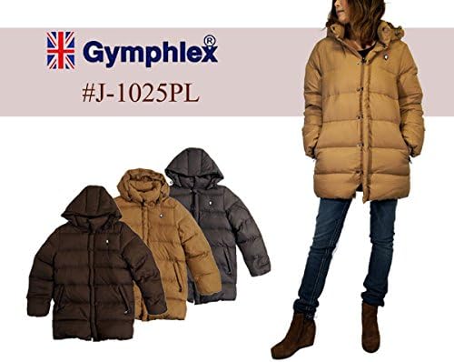 Amazon ジムフレックス Gymphlex レディース フード付きダウンジャケット J 1025pl 14 M C 16 Dk Mocca コート ジャケット 通販