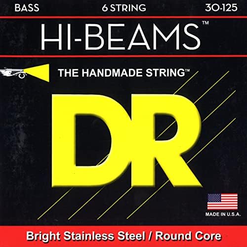 DR Strings HiBeam Round Core Bass Medium 6 String Amazon.co.uk