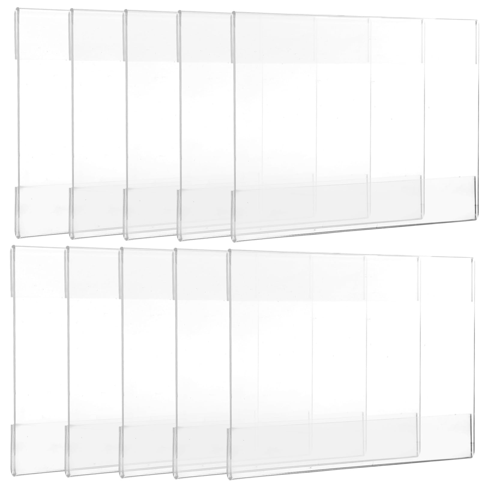 SEWACC 40 Stk Transparentes Preisschild Supermarkt Zubehör Regalschildhalter Verschleißfester Schilderhalter Preisschild-clip Displayhalter Für Warenschilder Regaletikett Weiß Acryl