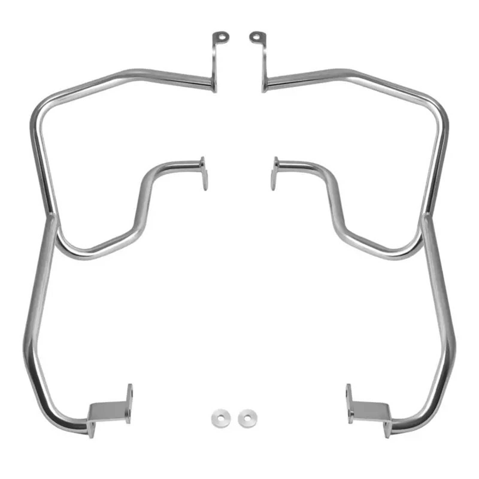 Stoßstange Autobahn Für R18 B 2021-2024 R18 Transcontinental 2021-2024 Motorrad Satteltasche Motorschutz Autobahn Sturzbügel(Chrome)