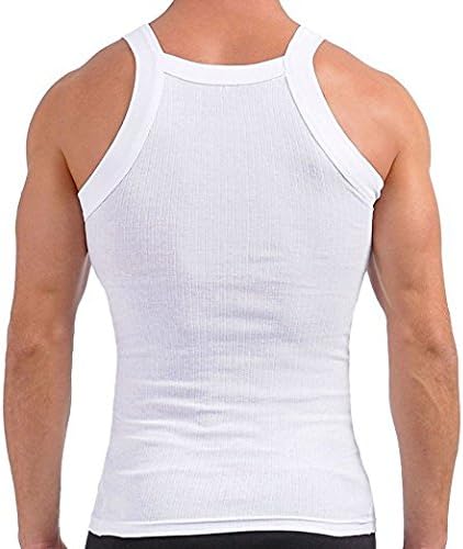 John Son Super Heavy Weight Square Cut Tank Top - 3 Pack