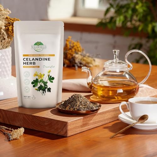 Image of 4 oz. Celandine Herb Herbal Tea (Chelidonia) - 113g Pigweed Herb Tea Celidonia Celandines