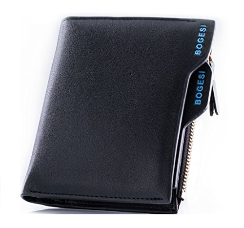 BOGESI Black Men's Wallet