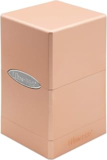 Satin Tower Deck Box Metallic Rose Gold