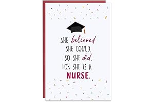 Ithmahco Cute Nurse Graduation Card Gifts