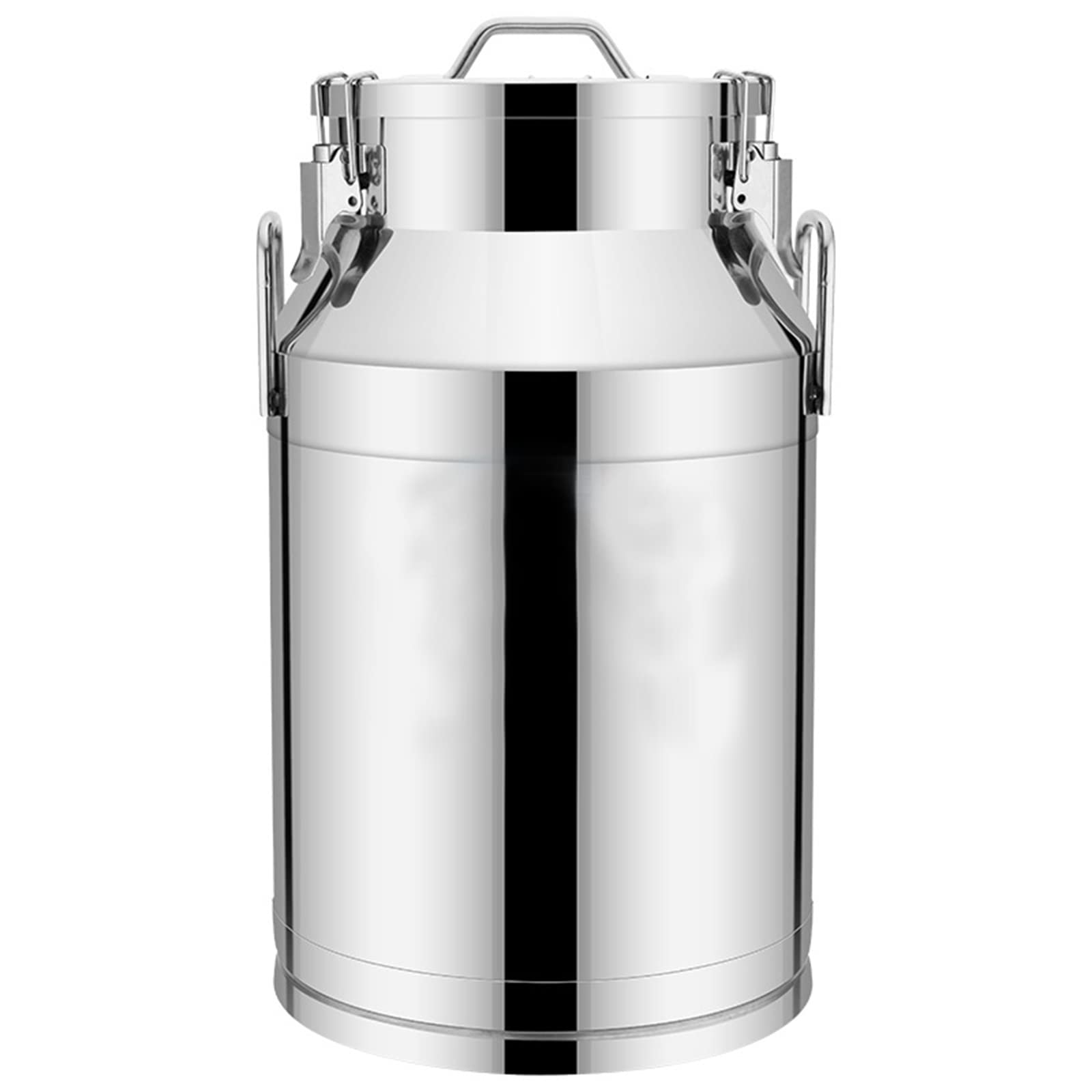 SaryEdge 22-55L Milk Cans - 304 Stainless Steel Milk Transport Barrels Pail Milk Bucket Bottle Tea Canister Tote Jug with Sealed Lid Liquid Solid Storage,50L,50L