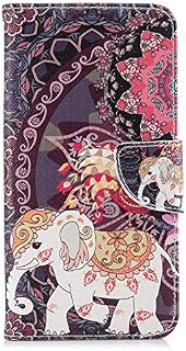 Huawei P30 Lite Case Flip, Shockproof PU Leather Wallet Phone Cases with Stand Magnetic Card Slots Holder TPU Gel Bumper Folio Slim Fit Protective Cover for Huawei P30 Lite 2019 Elephant