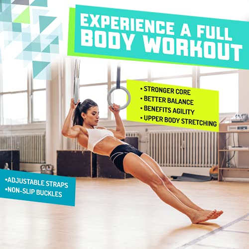 image for Elite Sportz Equipment Elite Sportz Gymnastic Rings - Exercise Ring Se