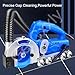 GerCxxly 1200W Household Electric Tile Gaps Crevice Cleaning Machine,Tile Seam Cleaning Slotting Tool,with Dust Suction Device,9000r/Min
