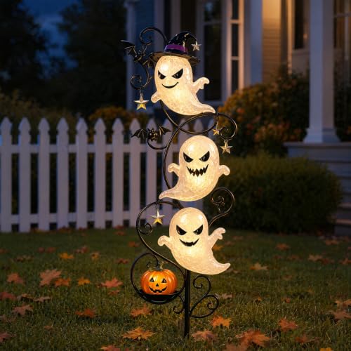 Luz de Halloween de estaca Little Ghost para decorar terrazas y caminos 4