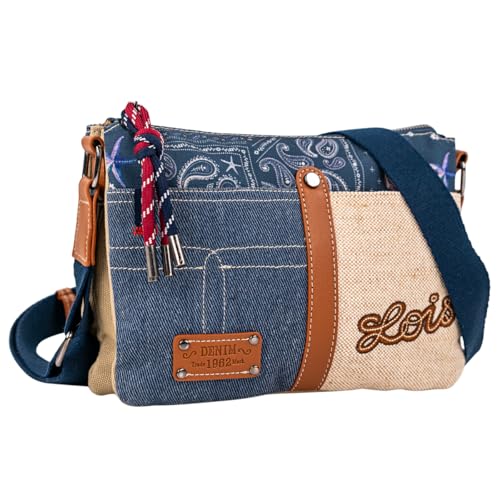 Lois - Bolso Bandolera Mujer elegante. Bolso mujer versátil diseño práctico para diario ideal como Bandolera moderna y funcional dentro de las mejores Bolsas Cierre Cremallera, Marino Lois - Bolso Bandolera Mujer elegante. Bolso mujer versátil diseño práctico para diario ideal como Bandolera moderna y funcional dentro de las mejores Bolsas Cierre Cremallera, Marino