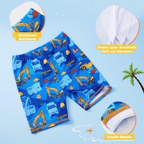 Image of Kids Swimsuit Boys Two Pieces Shark Swimsuit Toddler Rash Guard and Trunk