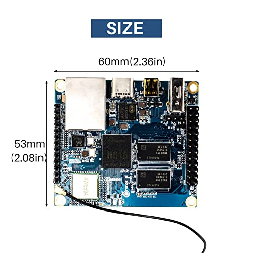 NIZEAMI Zero 2,1 GB di RAM con Chip H616, Supporto...