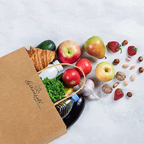 Image of Disposable Kraft Paper Bags 10X14X5 Inches(Brown)25Pcs -Shopping Merchandise Grocery Retail Paper Carry Bags, Craft Paper Durable Diy Gift Bag -Recycled Paper Bags(25 Pcs)