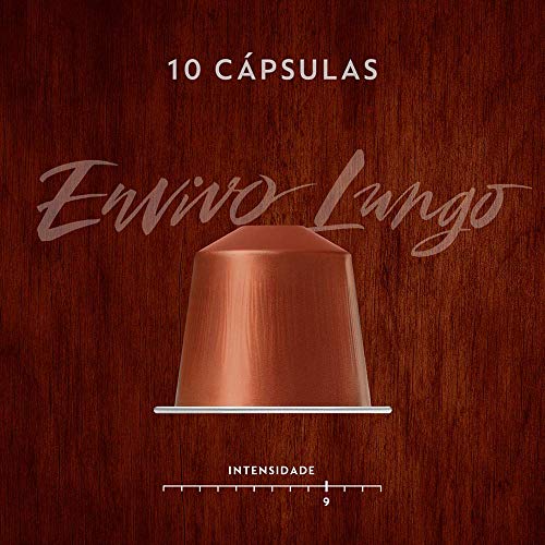 Cafeteira Nespresso Essenza Mini Vermelha 110V e Seleção Lungos 50 cápsulas de café
