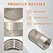 repustor 2pcs Dia 30mm Hose Inlet Strainer Filter,Fit for Irrigation Garden High Pressure,Hose Water Suction Strainer Garden Hose Inlet Filter