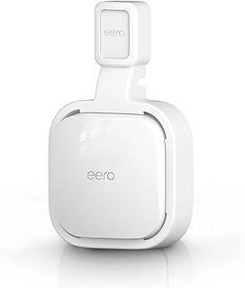 Wall Mount Holder for eero Pro 6e/Pro 6 Mesh Wi-Fi System,Outlet Wall Mount Stand Bracket for eero Pro 6e tri-Band Mesh,Wall Bracket for eero Pro 6 Extender Router Wire Organizer[Upgraded]