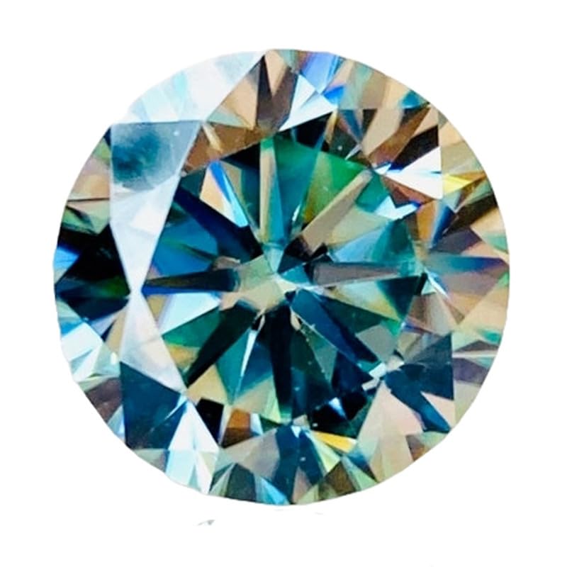Moissanite 11mm ronde taille brillante la gemme idéale pour offrir un bijou