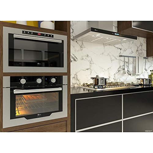 FISCHER COIFA DE PAREDE INFINITY DIGITAL TOUCH 90CM PRETA 220V19902-22550
