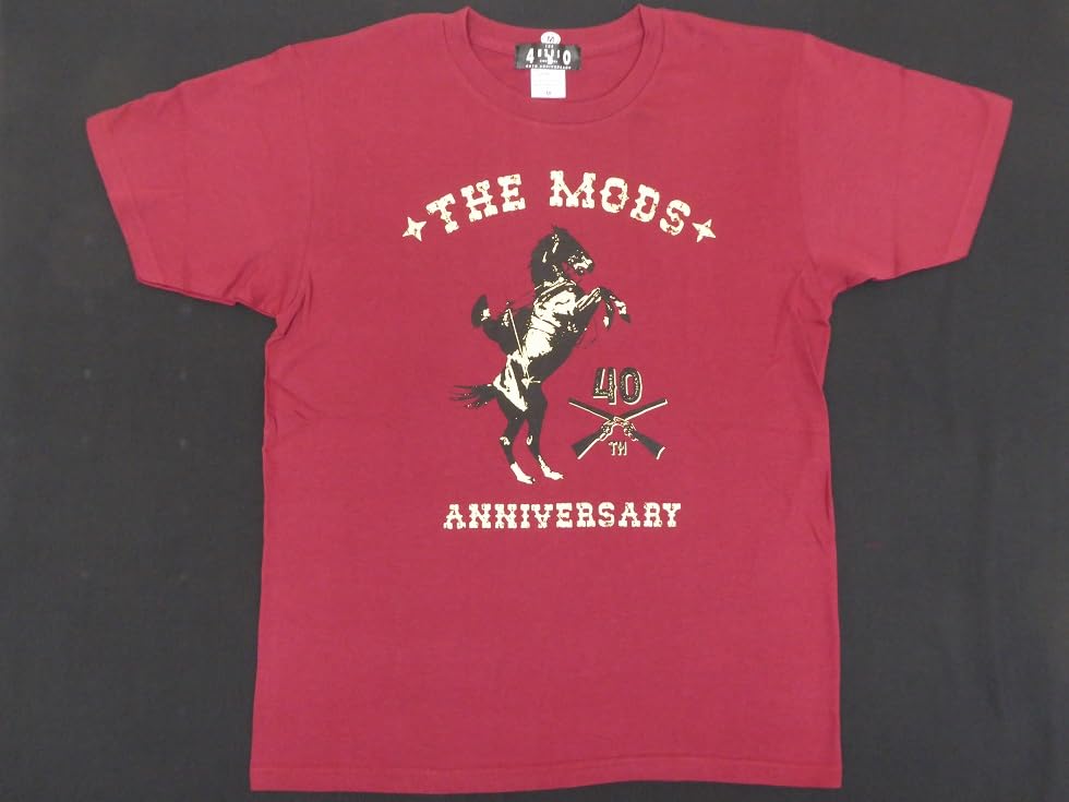Amazon.co.jp: THE MODS/ザ モッズ/Tシャツ(バーガンディ)M/40TH 