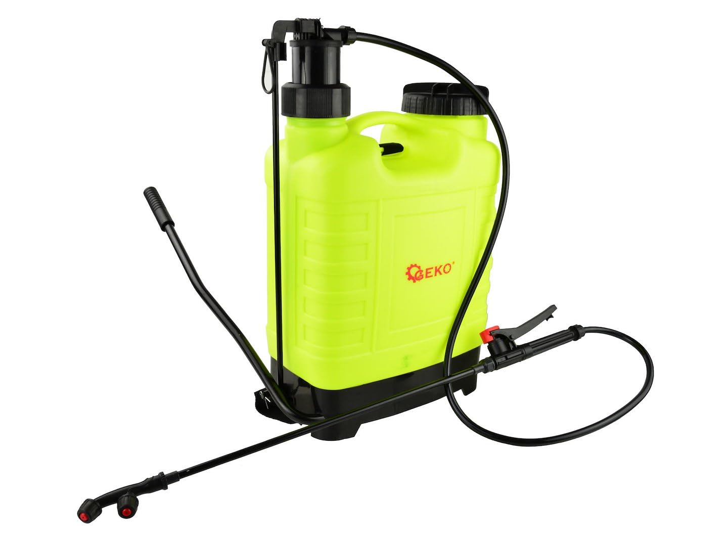 Pulverizador de presión Mochila 18L jardín fumigadora Manual sulfatadora Plantas herbicida Sistema Robusto Uso agrícola fumigar sulfatar Amarillo GD-0239
