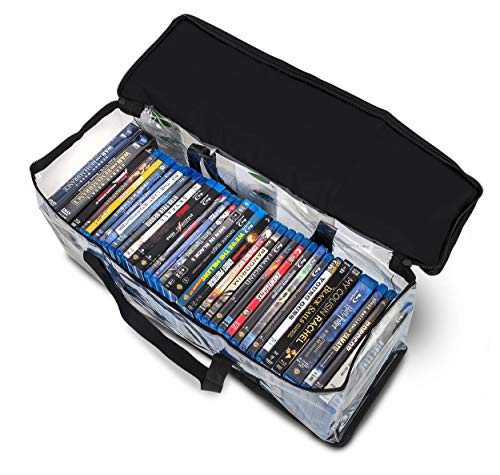 Besti Premium Quality Home Dvd Storage Bags (6-Pack) Holds 240 Total Movies Or Video Games, Blu-Ray, | Convenient Travel Case For Media | Stackable, Easy To Carry #TOP2