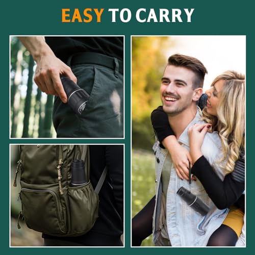 Image of Pankoo 16X52 High Powered Monocular Telescope for Adults - Power Prism, Compact HD Scope, Perfect for Gifts, Hiking, Concert, Travelling & Bird Watching