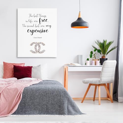 Image of 'Best Things In Life Fashion Phrase'| Canvas Art