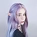 FRESHME Fairy Pixie Elf Ears - Short and Long Style Cosplay Pointed Silicone Ears Halloween Costume Renaissance Accessories Vampire Ears Christmas Dress Up Makeup Party Fairycore Accessories