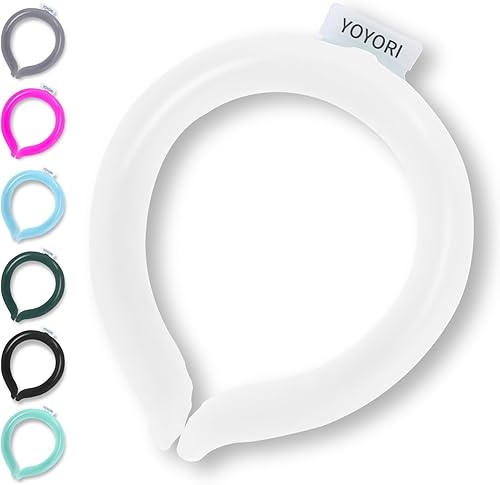 Tubo de enfriamiento de cuello, envoltura de enfriamiento para verano, anillo de cuello de hielo reutilizable, productos de enfriamiento corporal