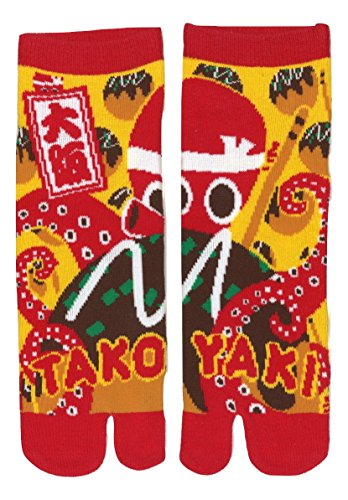 Samurai market Shinobiya Original Takoyaki teensokken maat 36-40 teenslippers Osaka