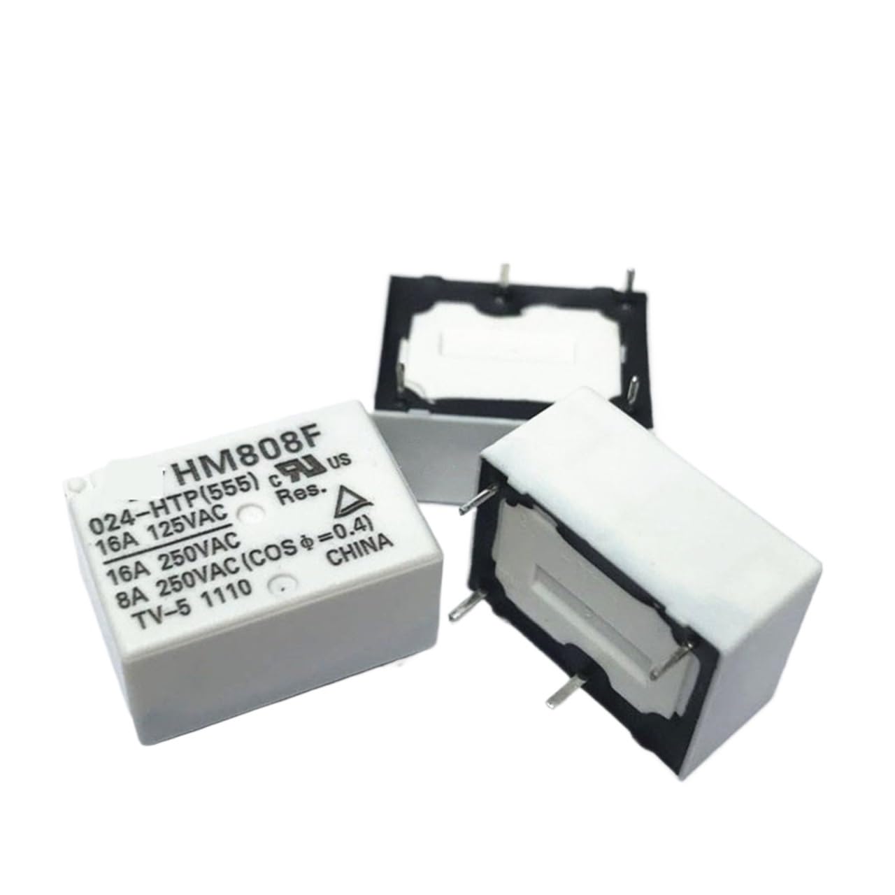 Relais HM808F 024-HTP commutation 16A haute capacité 24V