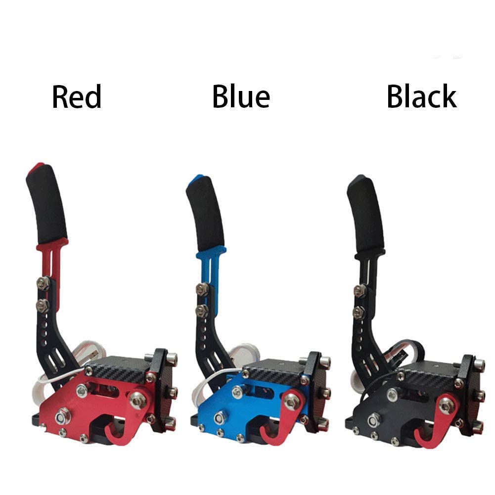 Ndier Frein à Main Drift USB 14 Bits pour Racing Games G25 / 27/29 T500, Dérive Universelle Réglable en Hauteur avec Système Windows(Rouge)