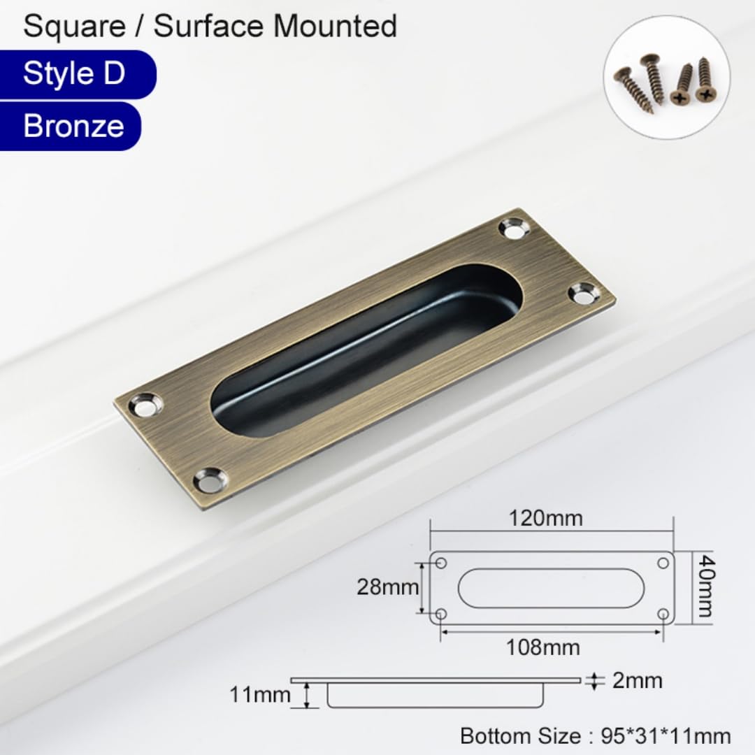 マクドナルド　ドアの取っ手（中古） Amazon | SiiRo 2個引き戸 取っ手 埋め込み式スライドドアプル