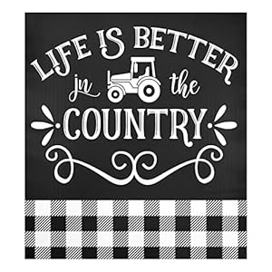 Buffalo Plaid Black Farmhouse Dishwasher Magnet Cover Large Magnectic Sticker Refrigerator Magnet Decor Fridges Door Magnet Sticker for Home Kitchen Decoration 23×26