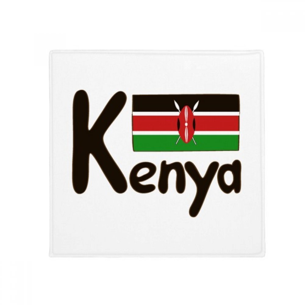 Tapis pour animaux drapeau Kenya antidérapant pour décorer votre cuisine et entrée
