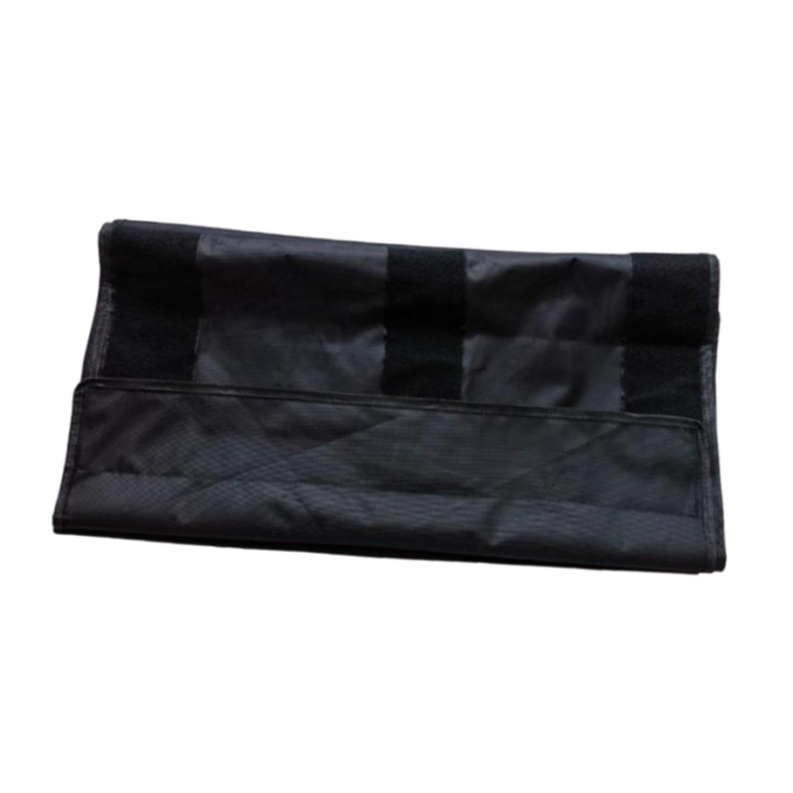 Fascia Professionale per Fissaggio Pallet in Oxford Anti-graffio con Gancio Robusto Adatta per Trasporto E Deposito, Nero, 70 Cm X 460 Cm