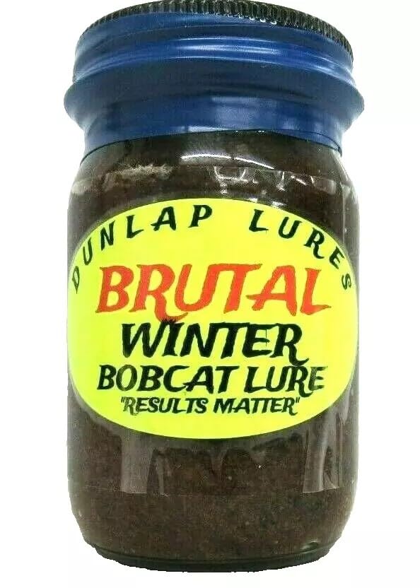 Brutal - Winter Bobcat Lure - Dunlap Lures 4 Ounce Jar